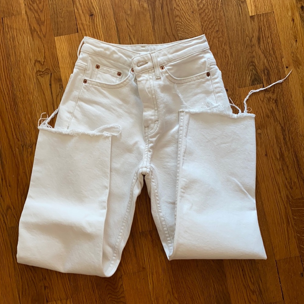 Topshop Straight leg denim